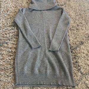 Lulu's Heather Gray Cowl Neck Sweater